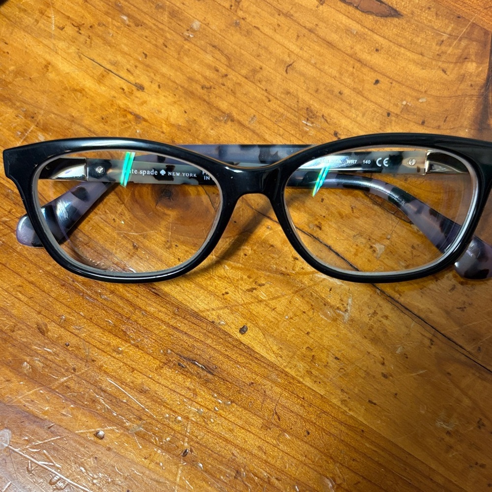 Kate Spade Glossy Black Glasses